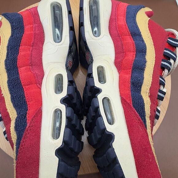 Nike Air Max 95 PRM Red Crush/Wheat Gold (2018) Men’s Sz 8 main image 10